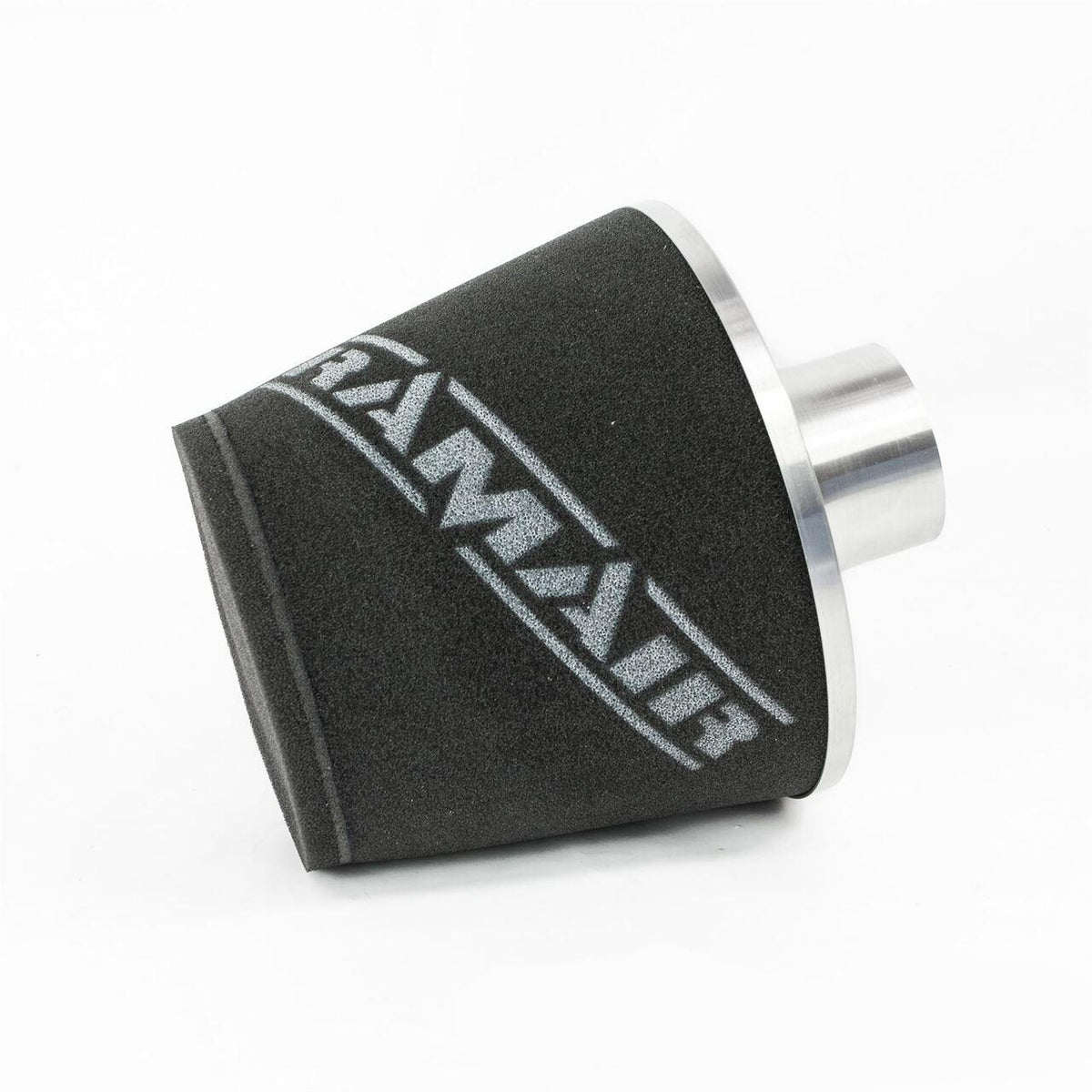 Ramair Foam Jet Stream Large Cone Air Filter 70mm (2.75inch) OD Silver
