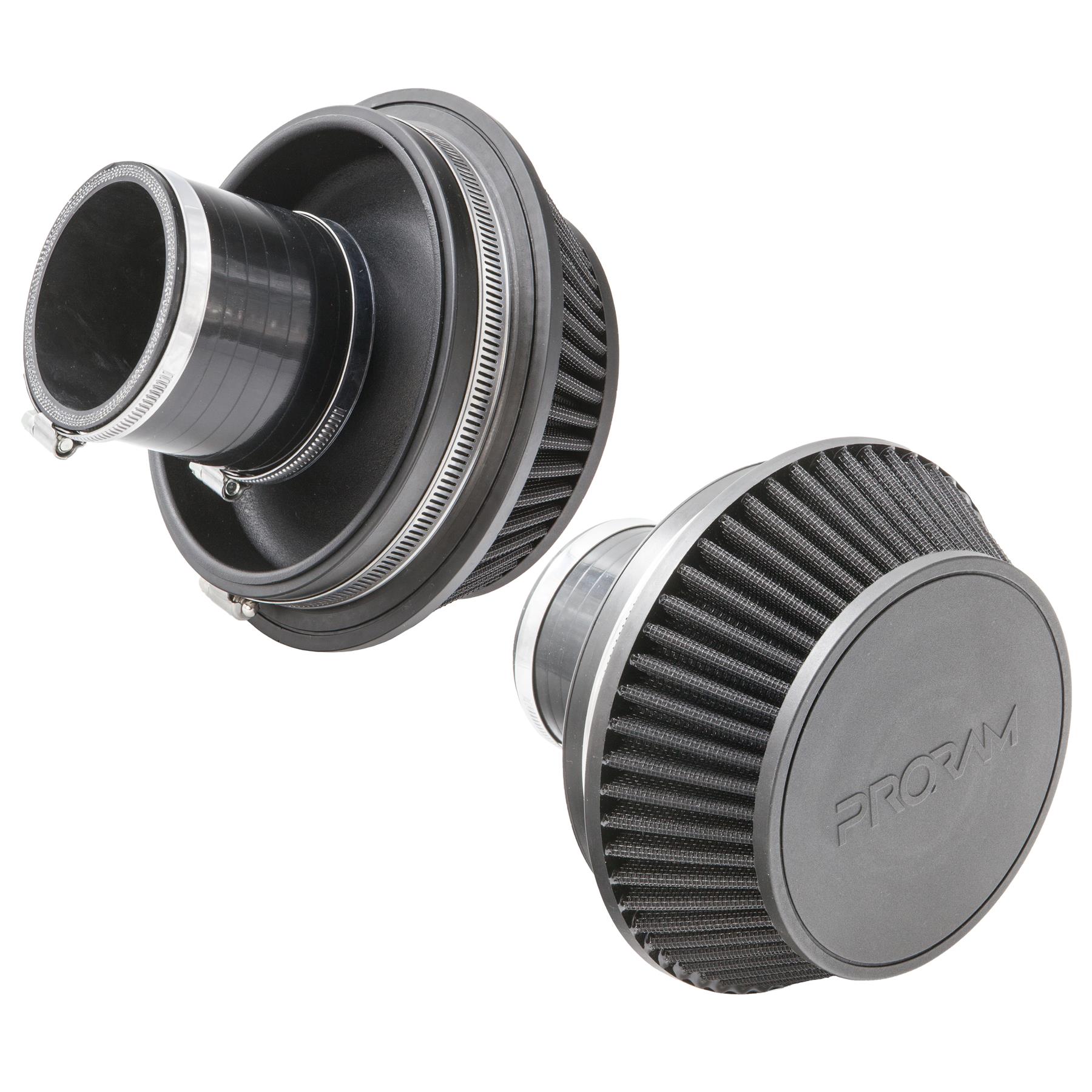 Ramair Pleated 70mm (2.75inch) OD Neck Small Cone Air Filter with Velocity Stack