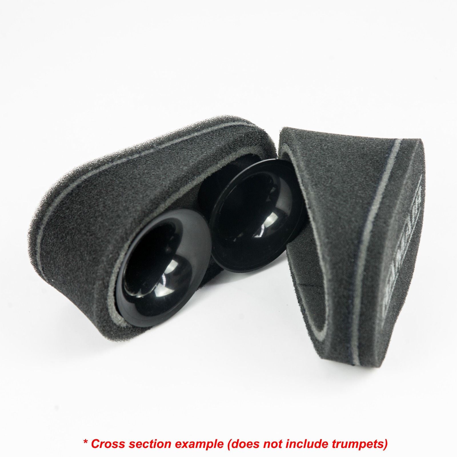 Carb Sock Foam Air Filters Caged 2x 115mm - Tall