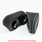 Carb Sock Foam Air Filters Caged 2x 115mm - Tall
