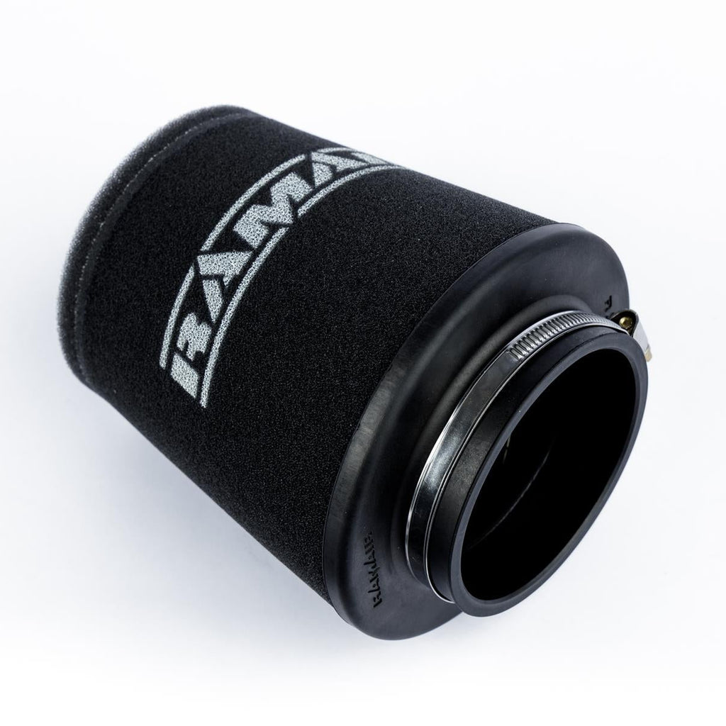 ProMax Large Universal Foam Rubber Neck Air Filter in Enclosed Airbox With Reducing Rings