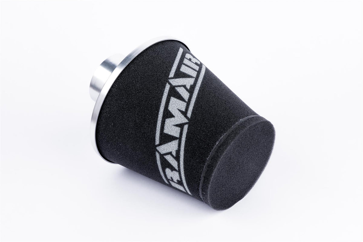 Ramair Foam Performance Universal Cone Air Medium Filter Coupler - 100mm (3.9inch) Silver