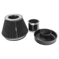Ramair Pleated 76mm (3inch) ID Neck Medium Cone Air Filter with Velocity Stack and Coupling
