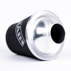 Ramair Medium Foam Filter Aluminium Base 60mm (2.3inch) OD Silver with Silicone Coupler
