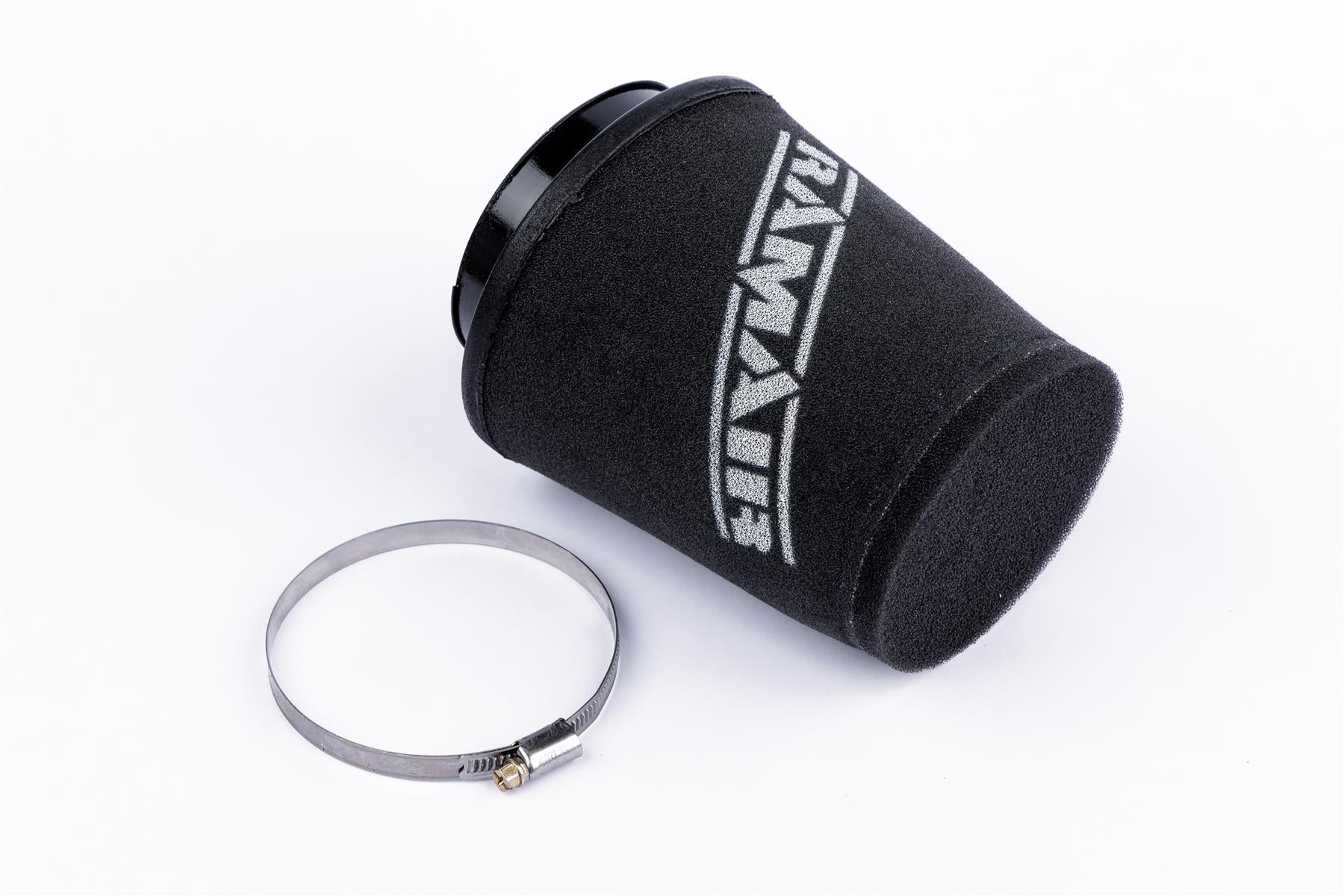 Ramair Foam Offset 80mm (3.1inch) ID Neck Polymer Base Neck Cone Air Filter