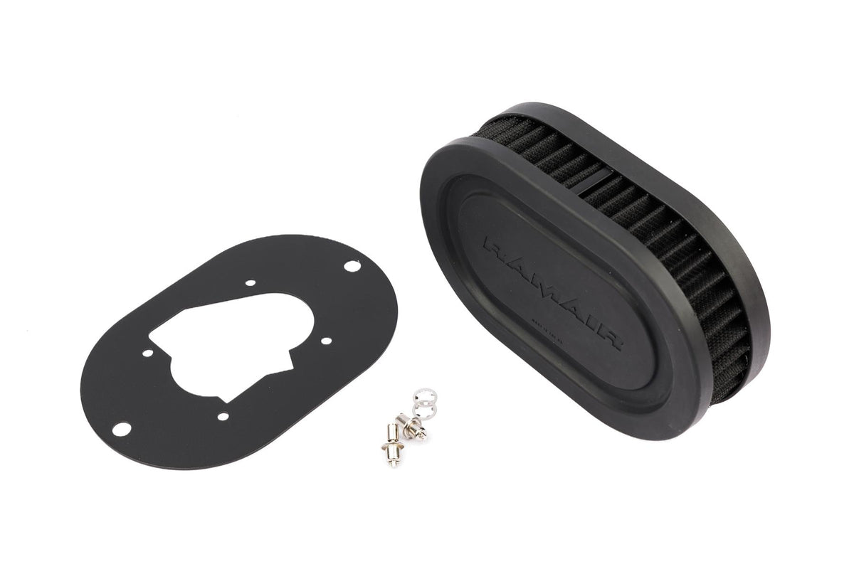 Pleated Carburettor Air Filter Baseplate to fit Weber 32/34 DMTL DMTR DATR 40mm