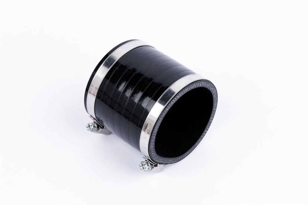 Ramair Medium Foam Filter Aluminium Base 100mm OD Silver with Silicone Coupler