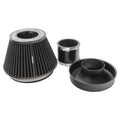 Ramair Pleated 83mm (3.25inch) ID Neck Medium Cone Air Filter with Velocity Stack and Coupling