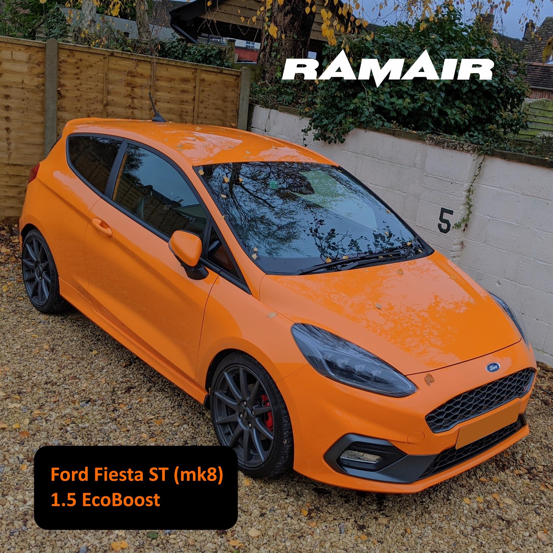 Performance Foam Induction Kit for MK8 Ford Fiesta ST 1.5 EcoBoost - Red Hose