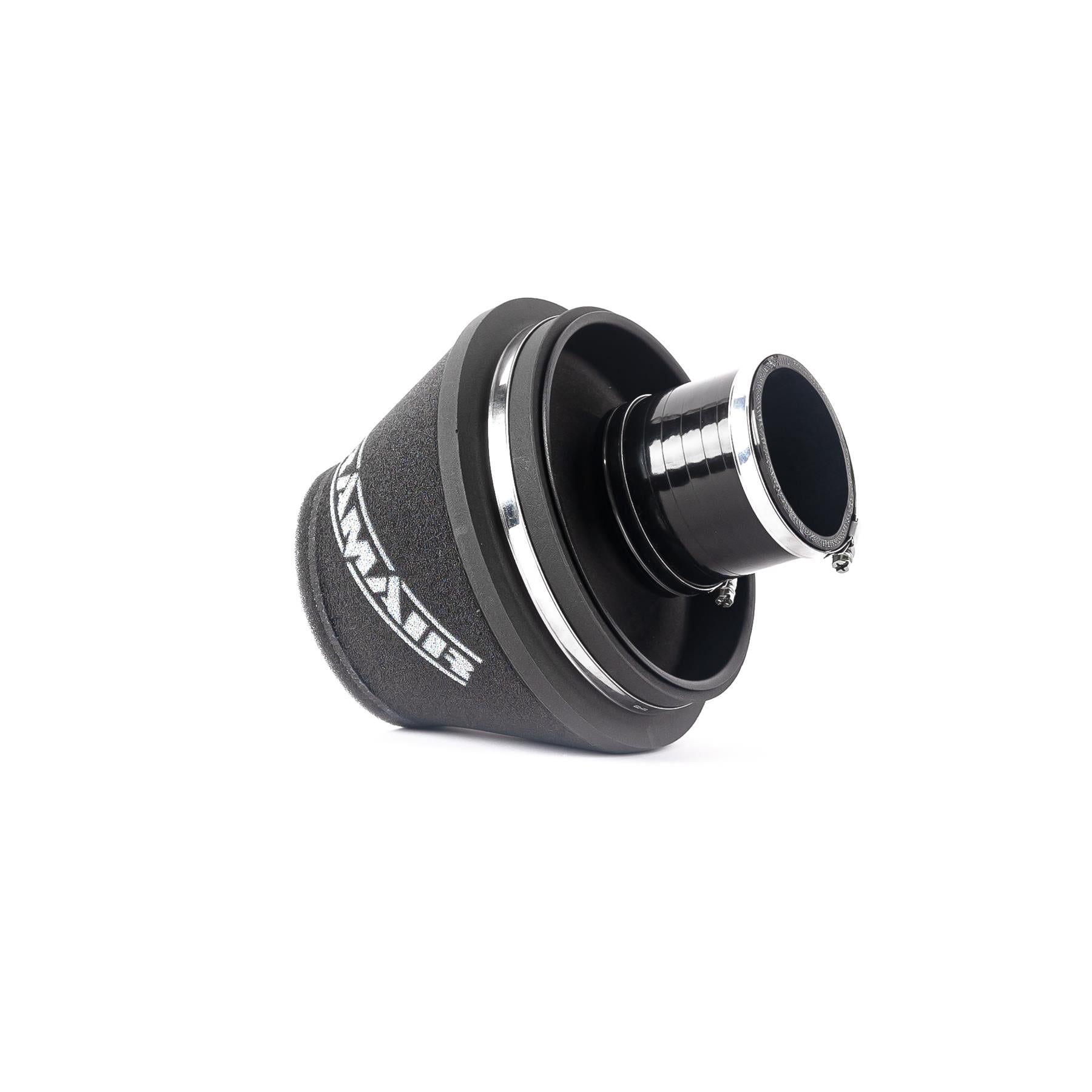 Ramair 80mm (3.1inch) ID Neck Medium Cone Air Filter with Velocity Stack and Coupling