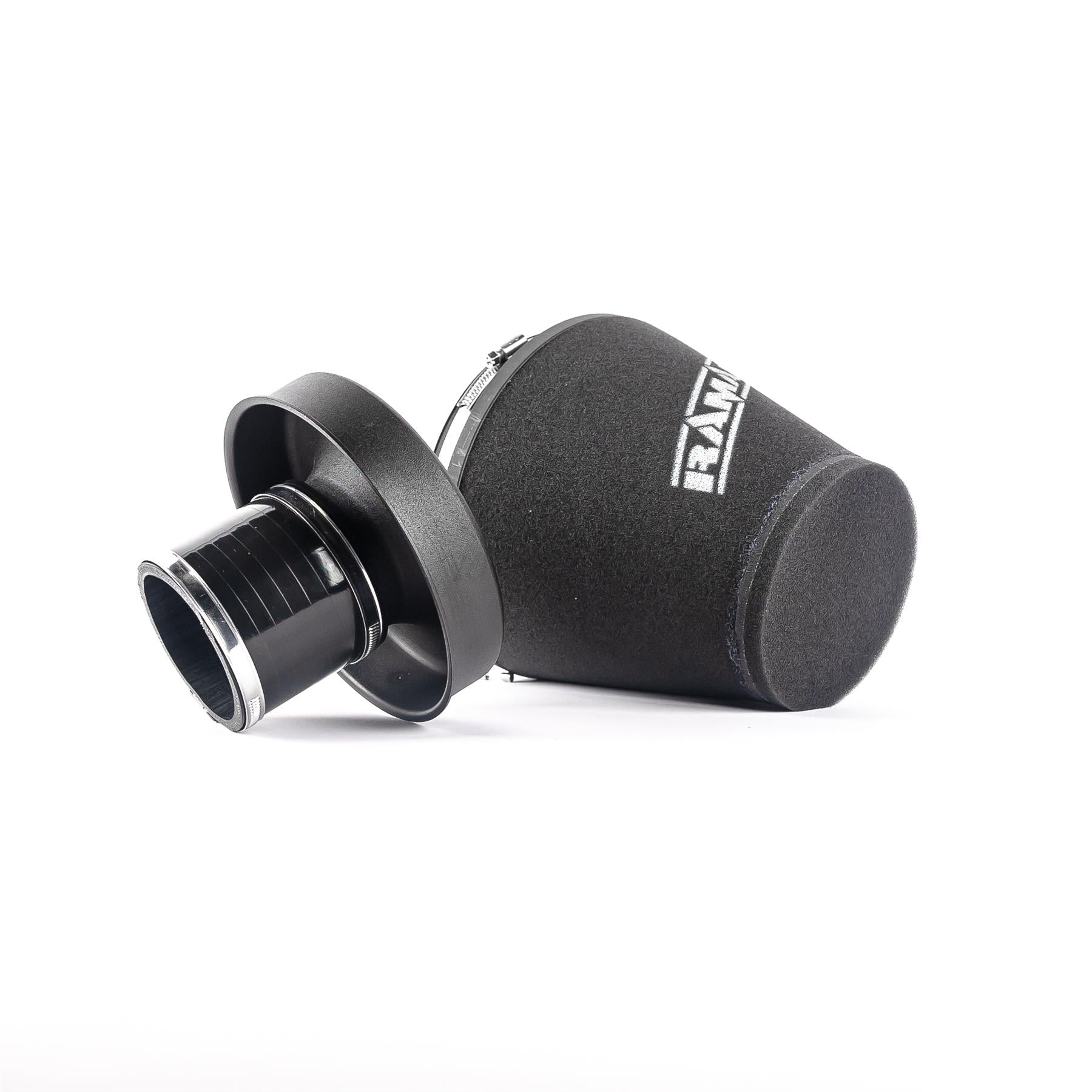 Ramair 70mm (2.75inch) ID Neck Large Cone Air Filter with Velocity Stack and Coupling