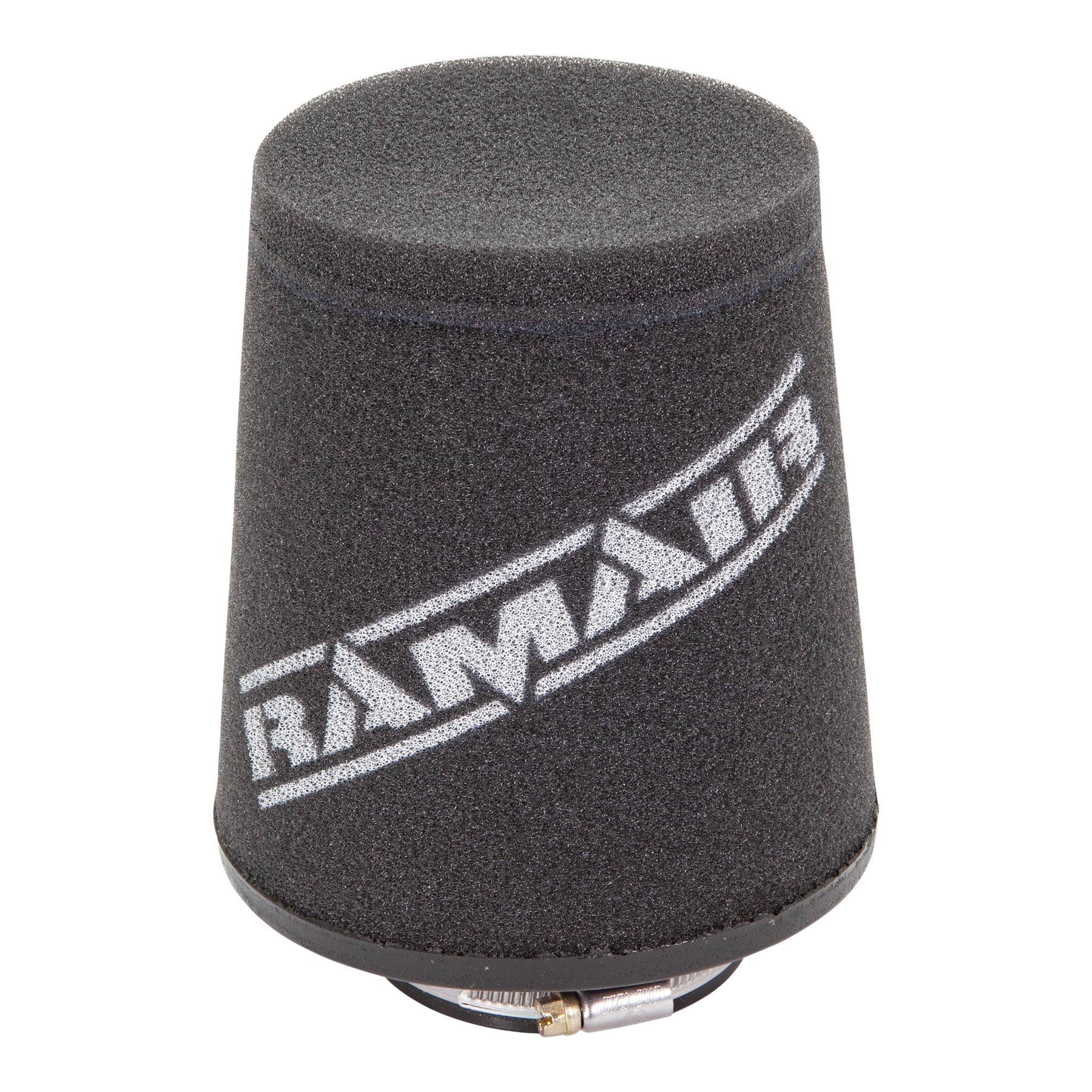 Ramair Foam Universal Cone Intake Rubber Neck Air Filter 80mm (3.1inch) ID Breather Holes