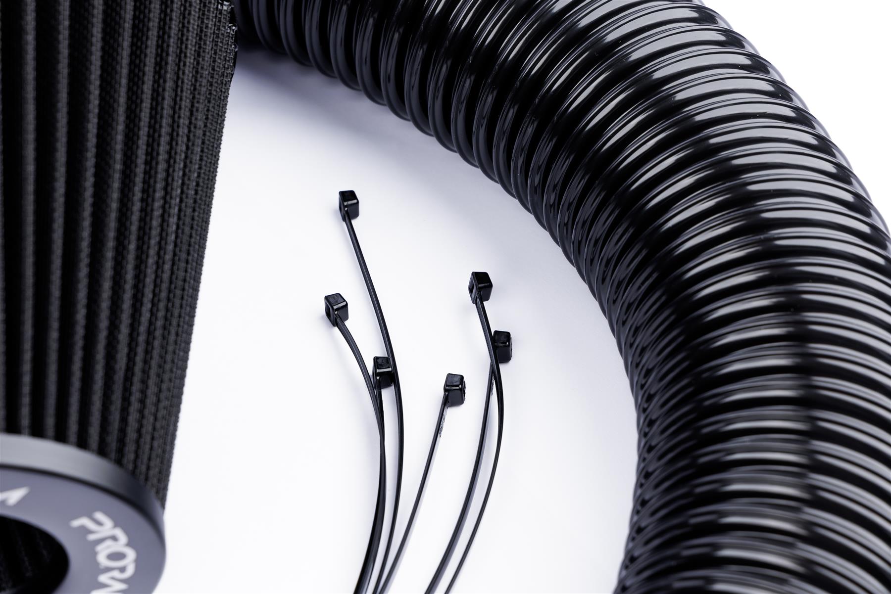 Performance Pleated Induction Kit for VW MK5 Golf R32 3.2 V6 - Black Hoses