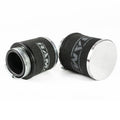 Chrome Cap Motorcycle Pod Foam Air Filter 43mm