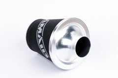 Ramair Foam Jet Stream Medium Cone Air Filter 70mm (2.75inch) OD Silver with Silicone Coupling