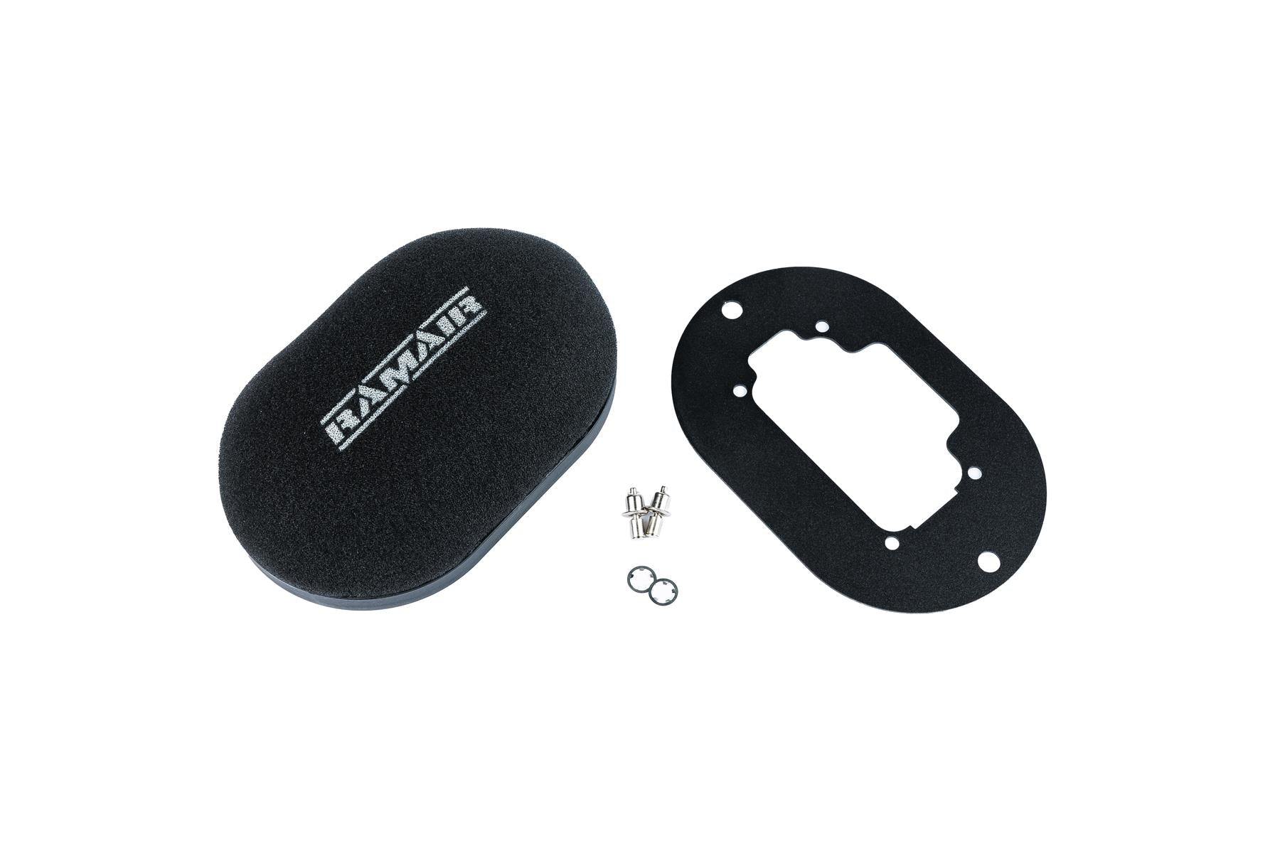 Domed Carb Air Filter & Baseplate to fit Weber 32/36 DGV/DGEV, 38 DGAS/DGMS - 40mm Internal Height