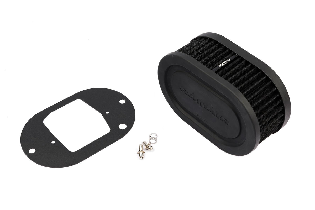 Pleated Carburettor Air Filter Baseplate to fit Weber 32/34 DFT 65mm Int Height