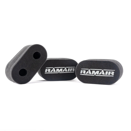 Carb Sock Foam Air Filters Caged 3x 75mm - Short