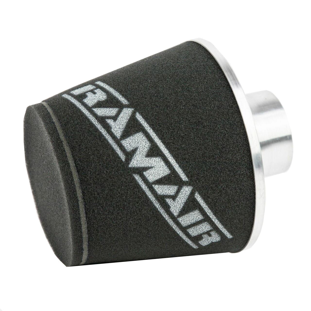 Ramair Large Foam Filter Aluminium Base 80mm (3.1inch) OD SIlver
