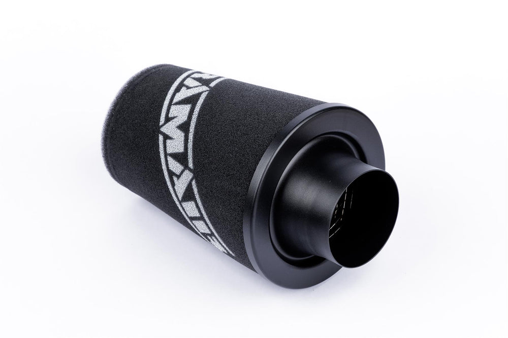 Ramair Small Foam Filter Aluminium Base 80mm (3.1inch) OD Black