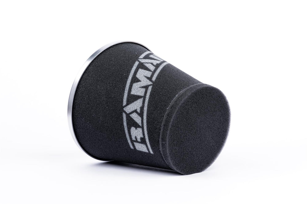 Ramair Medium Foam Filter Aluminium Base 90mm (3.5inch) OD Silver