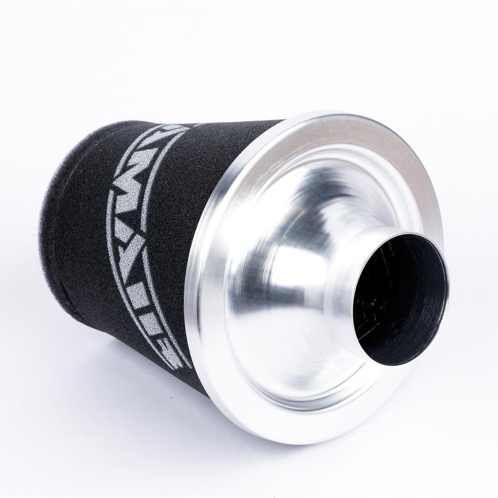 Ramair Medium Foam Filter Aluminium Base 60mm (2.3inch) OD Silver with Silicone Coupler