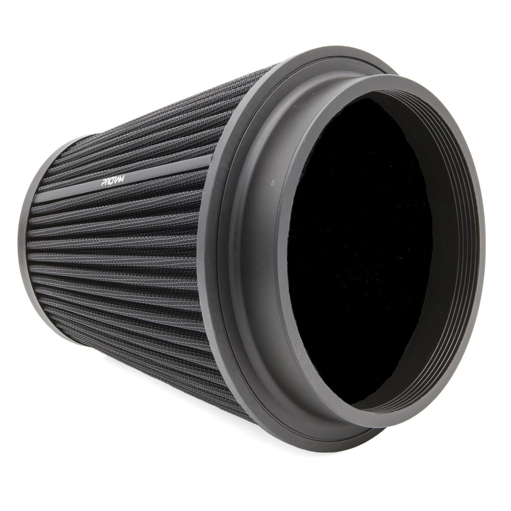 Ramair Pleated 90mm (3.5inch) ID Neck Large Cone Air Filter with Velocity Stack and Coupling