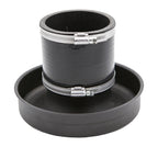Aluminium Velocity Stack wit Silicone Coupler and Clamps 102mm (4inch)