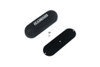 Twin Domed Carb Air Filter & Blank Baseplate - 125mm Internal Height