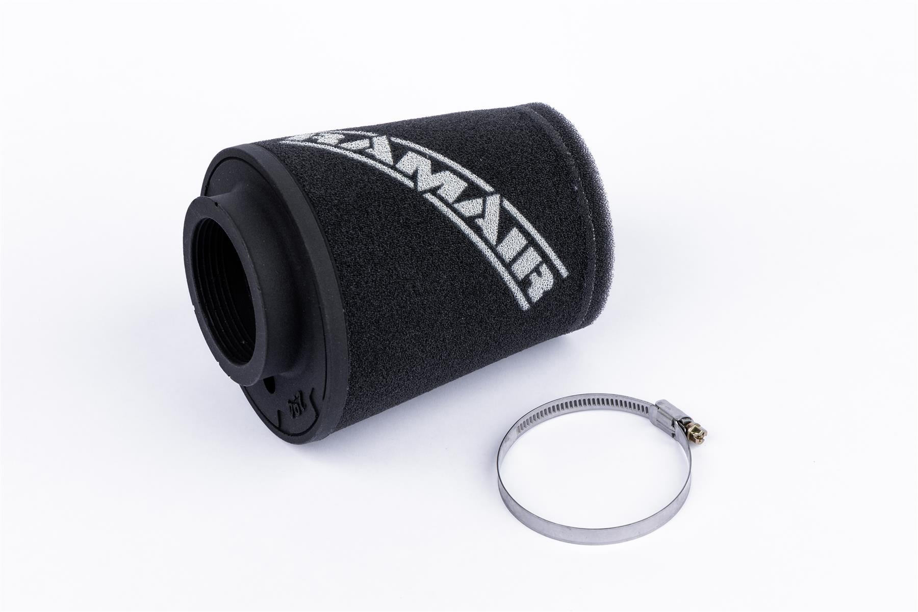 Ramair Foam Offset 63mm (2.5inch) ID Neck Polymer Base Neck Cone Air Filter