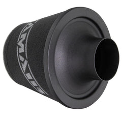 Ramair Large Foam Filter Aluminium Base 80mm (3.1inch) OD Black