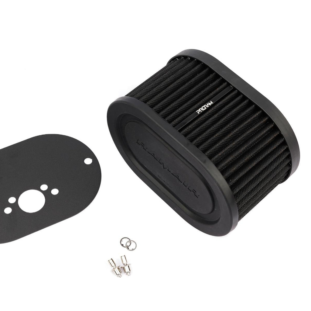 Pleated Carburettor Air Filter with Baseplate to fit SU HS4, HIF4, HIF38 1.5in - 100mm
