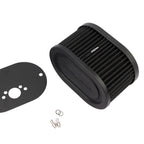 Pleated Carburettor Air Filter with Baseplate to fit SU HS4, HIF4, HIF38 1.5in - 100mm