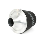Ramair Foam Jet Stream Large Cone Air Filter 70mm (2.75inch) OD Silver
