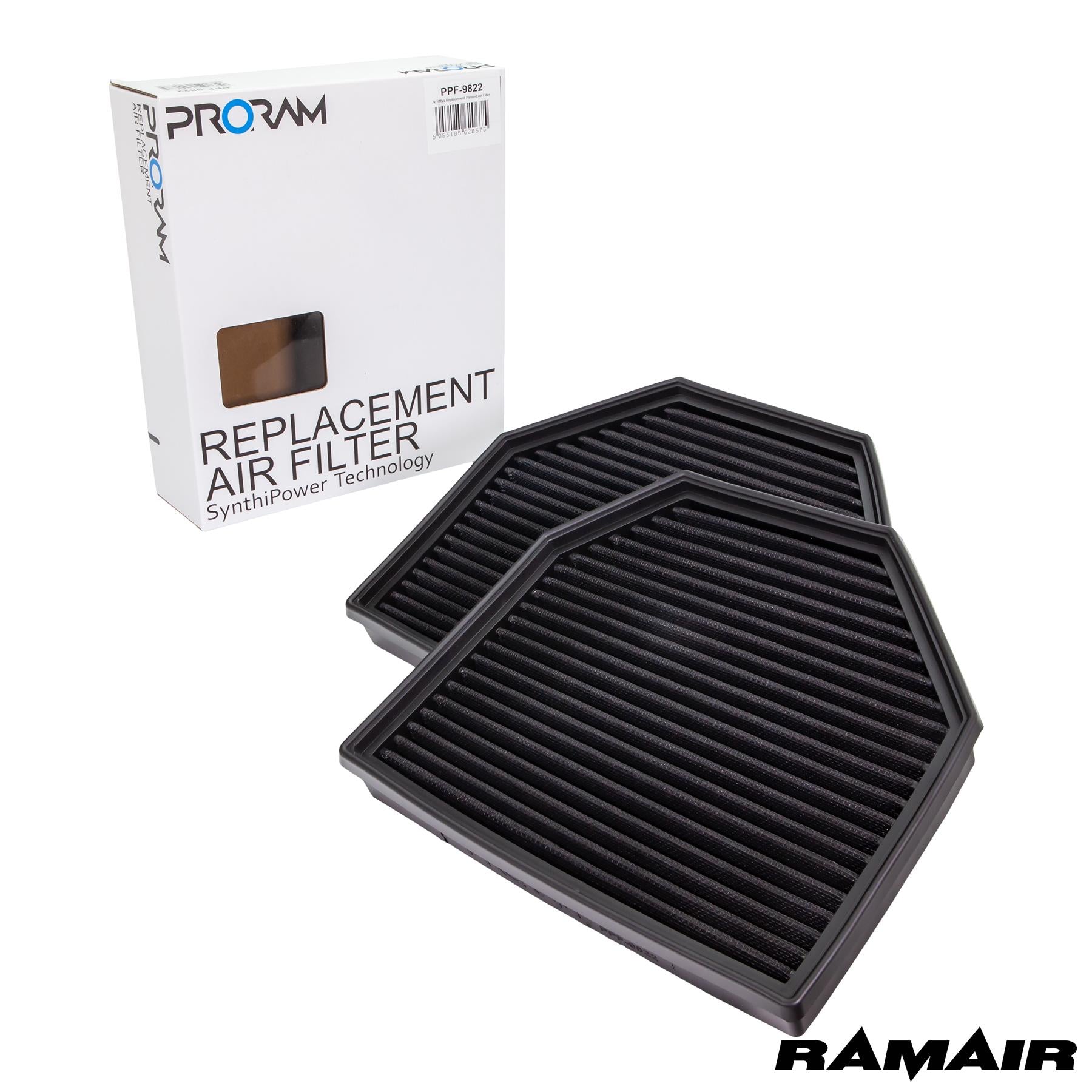 Performance Pleated Replacement Air Filter for M2 M3 M4 3.0T S63 / M5 M6 4.4 V8