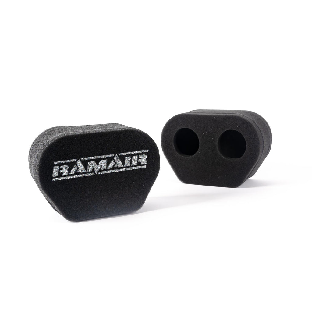2x Twin Inlet Motorcycle Carb Sock Foam Air Filter 29mm