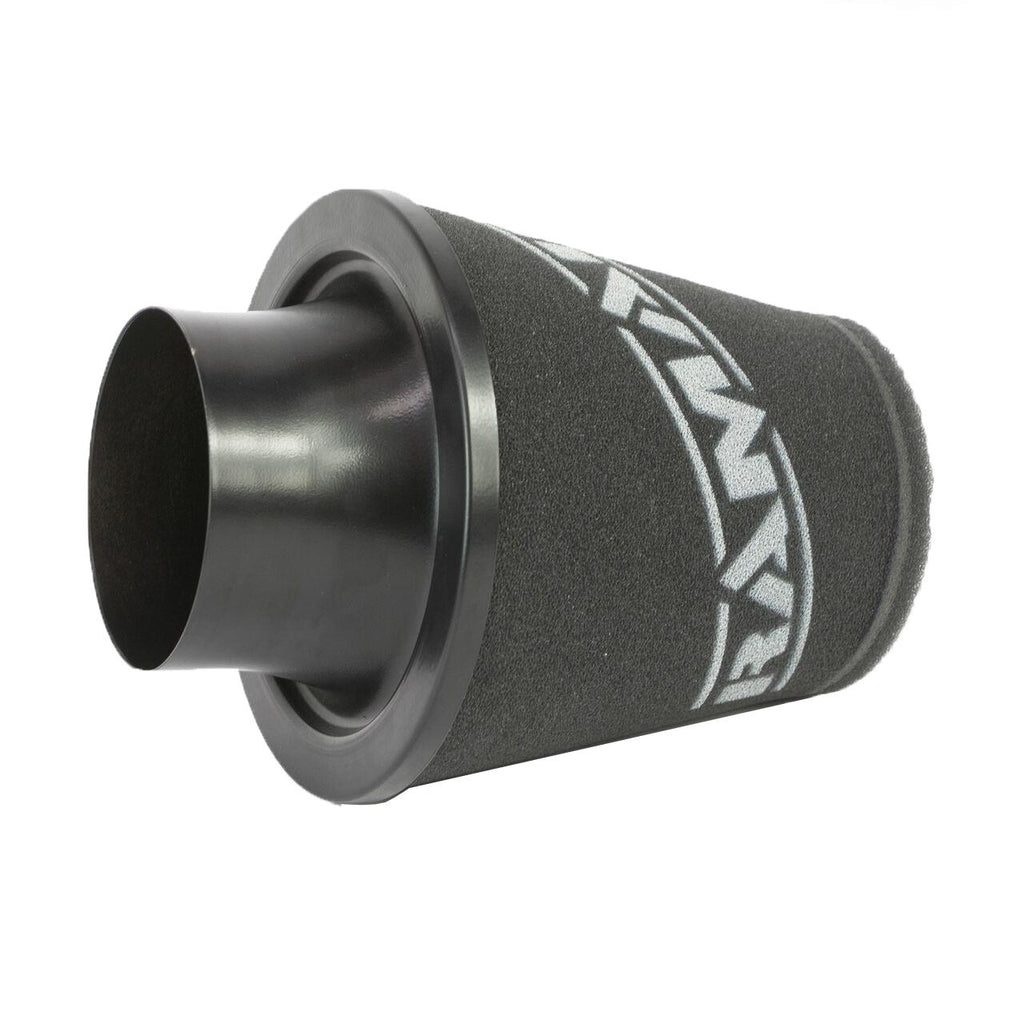 Ramair Foam Jet Stream Medium Cone Air Filter 100mm (3.9inch) OD Black