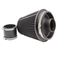 Ramair Pleated 80mm (3.1inch) ID Neck Large Cone Air Filter with Velocity Stack and Coupling