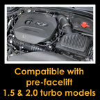 Performance Pleated Induction Kit for F56 Mini Cooper 1.5T & Cooper S 2.0T - Oval MAF