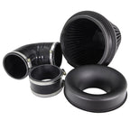 Performance Pleated Induction Kit for MK2 Focus ST - Black Hoses