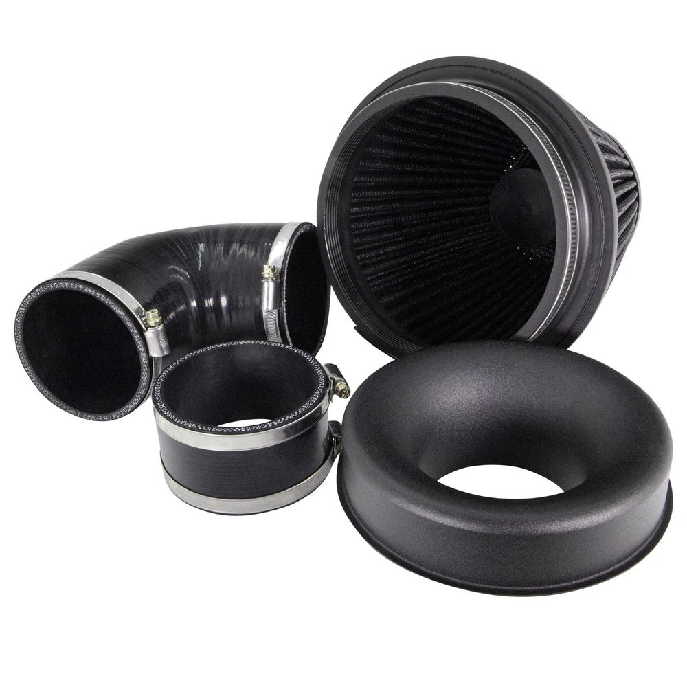 Performance Pleated Induction Kit for MK2 Focus ST - Black Hoses