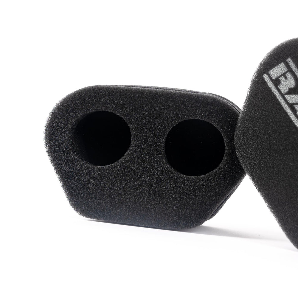 2x Twin Inlet Motorcycle Carb Sock Foam Air Filter 72mm