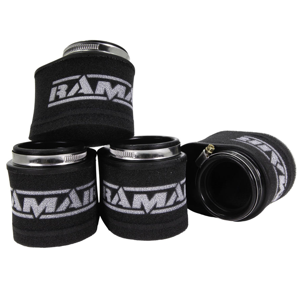Ramair 52mm ID Performance Universal Motorcycle Oval Pod Air Filter Kit