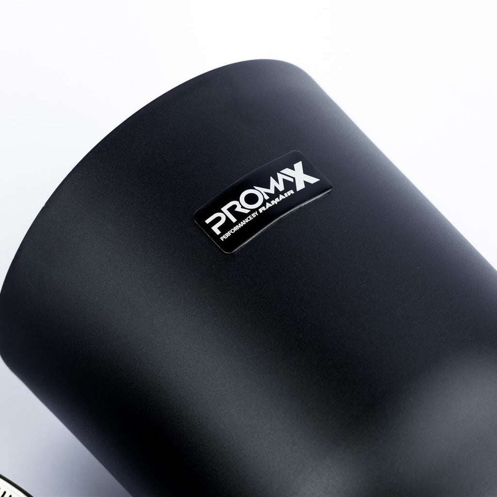 ProMax Large Universal Pleated  Rubber Neck Pleated Air Filter in Enclosed Airbox With Reducing Rings