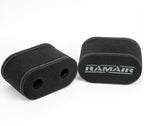 Carb Sock Foam Air Filters Caged 2x 115mm - Tall