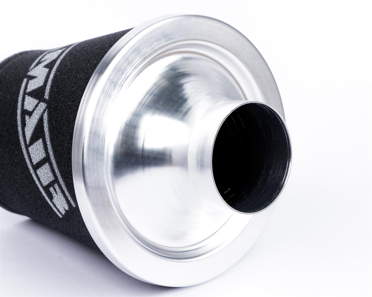 Ramair Foam Jet Stream Medium Cone Air Filter 70mm (2.75inch) OD Silver