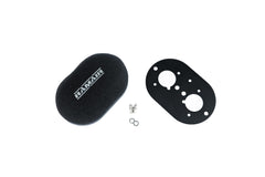 Domed Carb Air Filter & Baseplate to fit Weber 40 IDF - 65mm Internal Height
