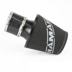 Ramair Medium Foam Filter Aluminium Base 90mm (3.5inch)OD Black with Silicone Coupler