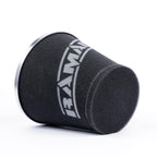 Ramair Medium Foam Filter Aluminium Base 60mm (2.3inch) OD Silver with Silicone Coupler