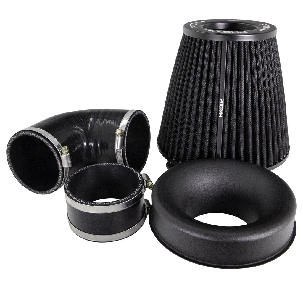 Performance Pleated Induction Kit for MK2 Focus ST - Black Hoses